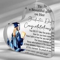 Inspirational Graduation Gifts for Her Him 2025, High School College Masters Degree PHD Graduation Gifts for Students, Laser ...