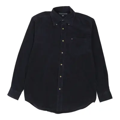 Tommy Hilfiger Cord Shirt - Small Navy Cotton