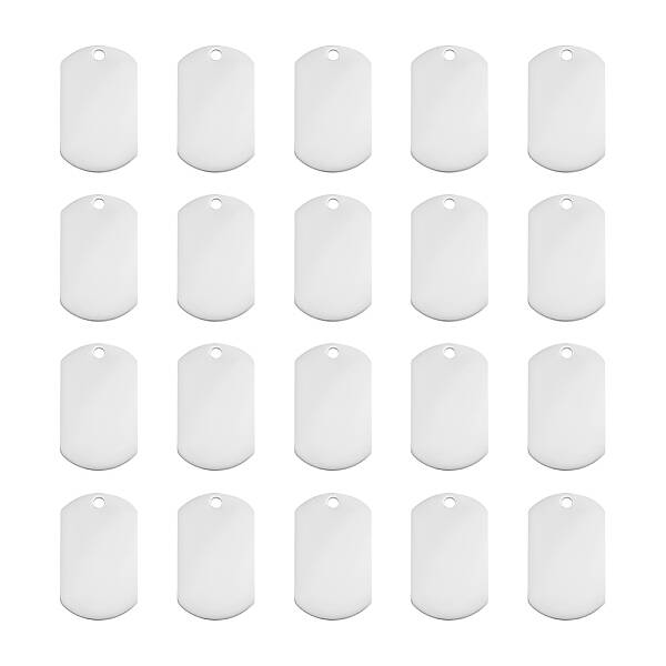 20Pcs 201 Stainless Steel Pendants