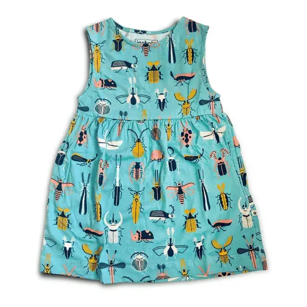 Jo Dress - Beetle Mania Print | Size: 14 y