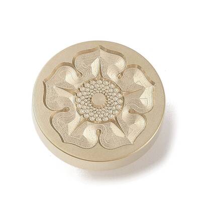 Golden Tone Wax Seal Brass Stamp Head