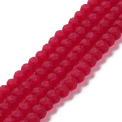 Transparent Glass Beads Strands