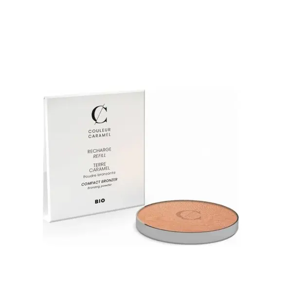 Couleur caramel Compact powder earth N22 Brown Orange Recharge 1un