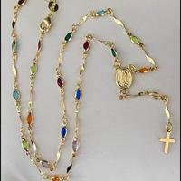 14k Gold Plated Rosary