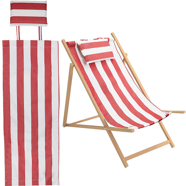 Stripe Pattern Chair Oxford Cloth