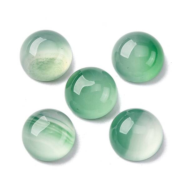 Natural Green Onyx Agate Cabochons