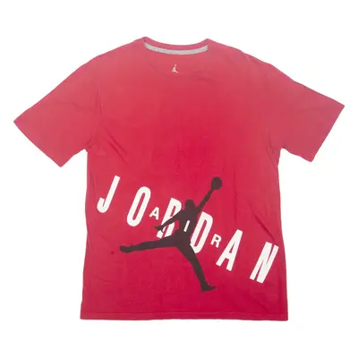 AIR JORDAN Mens T-Shirt Red M