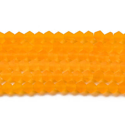 Imitate Austrian Crystal Frosted Glass Beads Strands