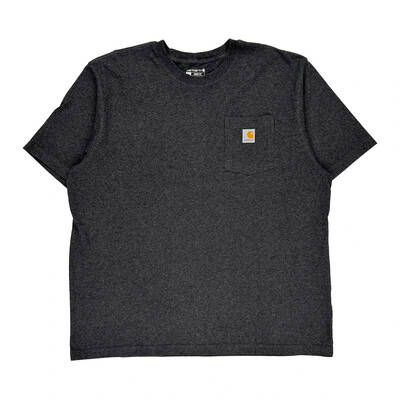 Carhartt T-Shirt - XL Grey Cotton Blend