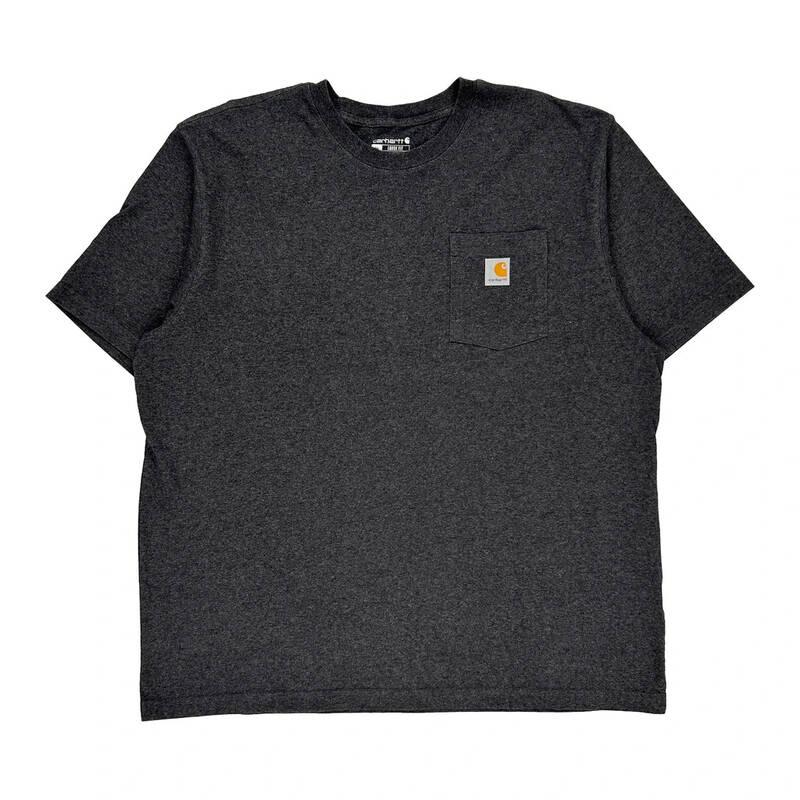 Carhartt T-Shirt - XL Grey Cotton Blend