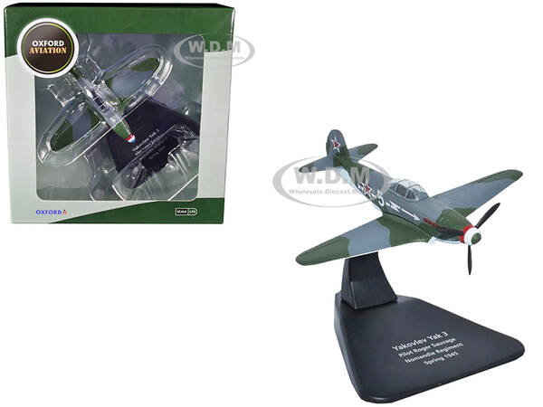 Yakovlev Yak-3 Fighter Plane Pilot Roger Sauvage Nomandie Regiment (Spring 1945) \
