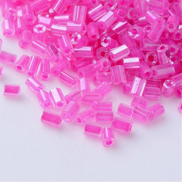 Transparent Two Cut Glass Seed Beads