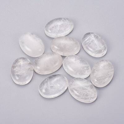 Natural Quartz Crystal Cabochons
