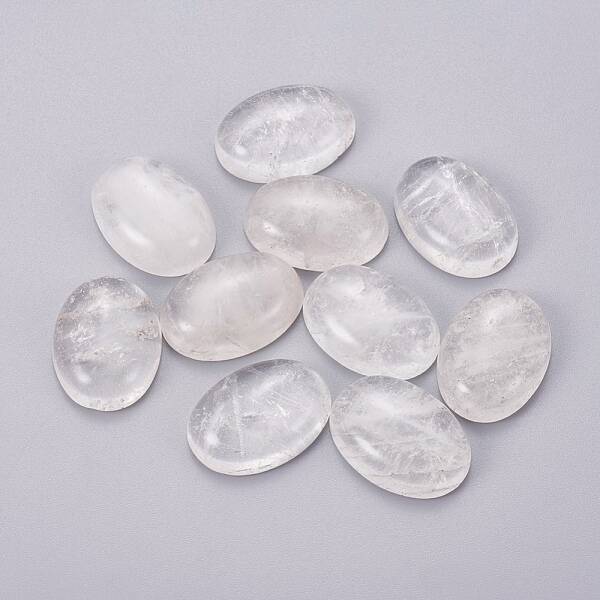 Natural Quartz Crystal Cabochons