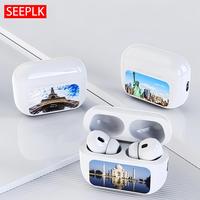 SEEPLK Wireless Earphone, Smart Wireless BT Headset, Multifunctional Touch Screen Earbuds, Low Power Consumption, Intelligent...