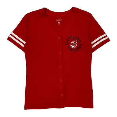 Cleveland Baseball Campus Lifestyle Mlb Jersey - Medium Red Polyester