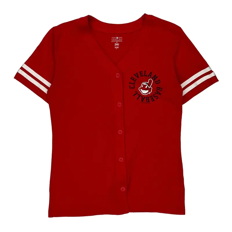 Cleveland Baseball Campus Lifestyle Mlb Jersey - Medium Red Polyester
