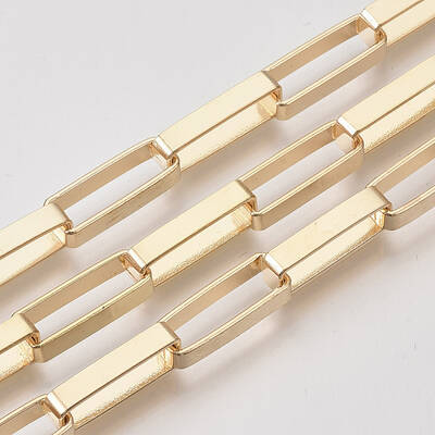 Unwelded Iron Paperclip Chains