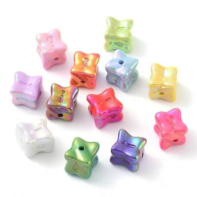 UV Plating Opaque Acrylic Beads