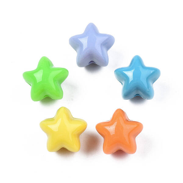 Opaque Acrylic Beads