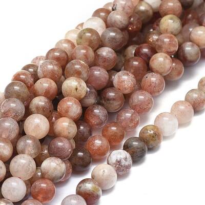 Natural Sunstone Beads Strands