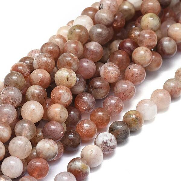 Natural Sunstone Beads Strands