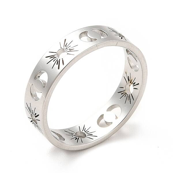 201 Stainless Steel Finger Rings for Women