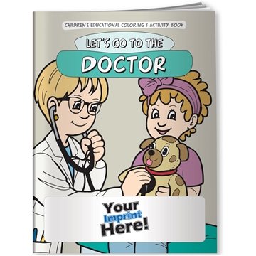 300 Custom Coloring Book - Let's Go To The Doctor - Educational