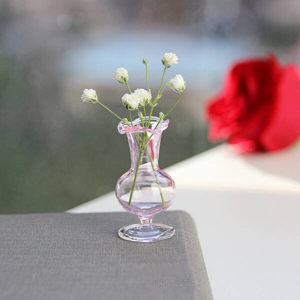 Transparent Miniature Glass Vase Bottles