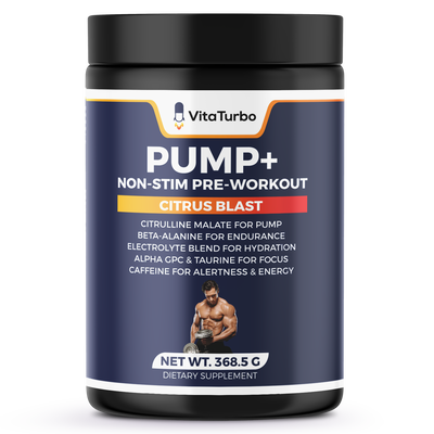 Pump Non-Stim Pre-Workout (Citrus Blast) - 368.5 Grams