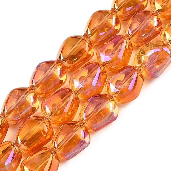 Electroplate Glass Beads Strands