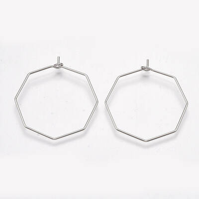 Brass Hoop Earring Findings