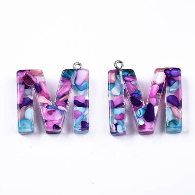 Transparent Epoxy Resin Pendants