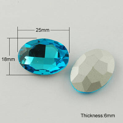 Glass Pointed Back Rhinestone