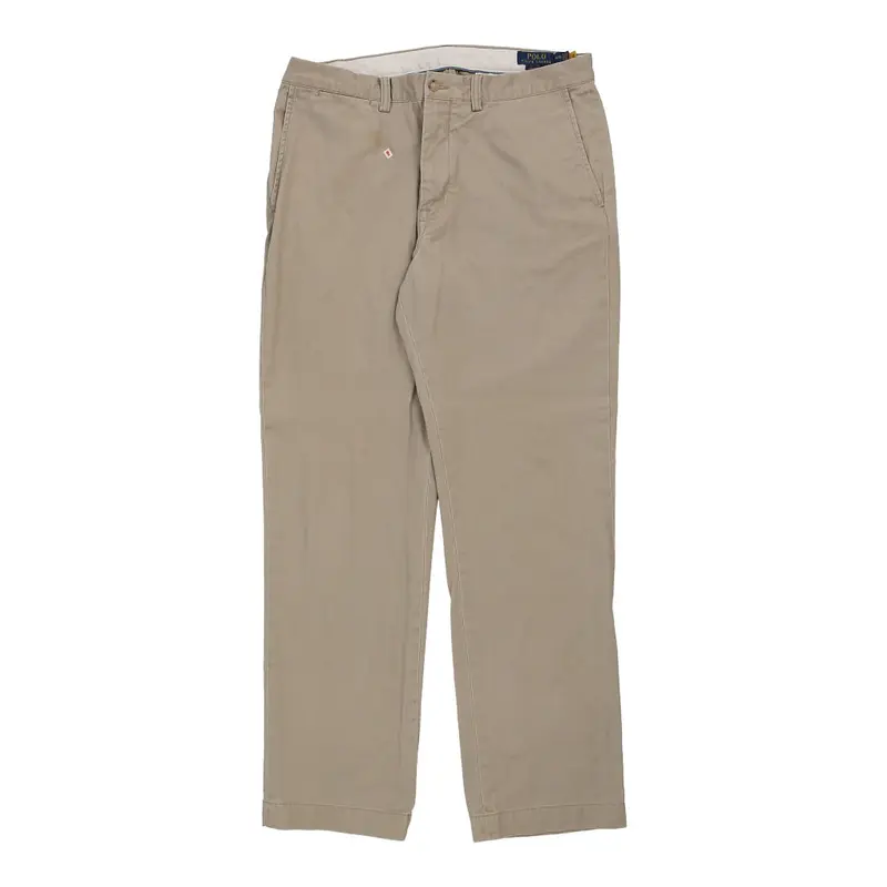 Polo Ralph Lauren Trousers - 36W 32L Beige Cotton