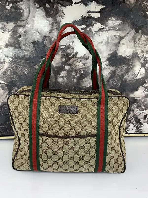 Pre-owned Gucci. canvas Tote Bags Laptop Bag