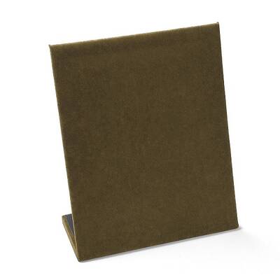 Wood Covered with Velvet Slant Back Earrings Display Stands