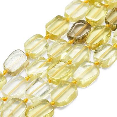 Natural Lemon Quartz Beads Strands