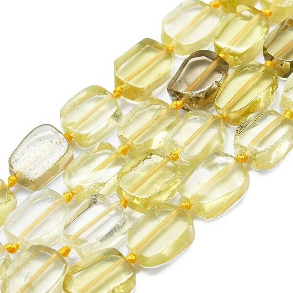 Natural Lemon Quartz Beads Strands