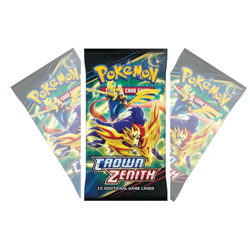 Pokémon TCG | Sword & Shield: Crown Zenith - One Booster Pack (10 cards per pack)
