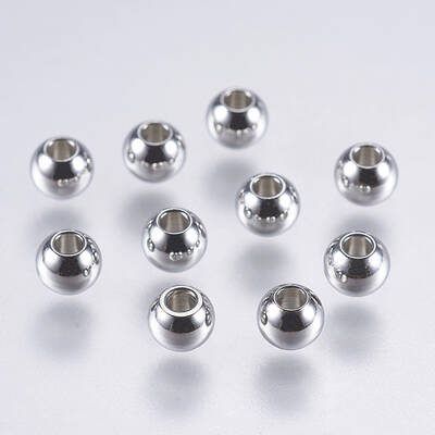 Tarnish Resistant 304 Stainless Steel Beads
