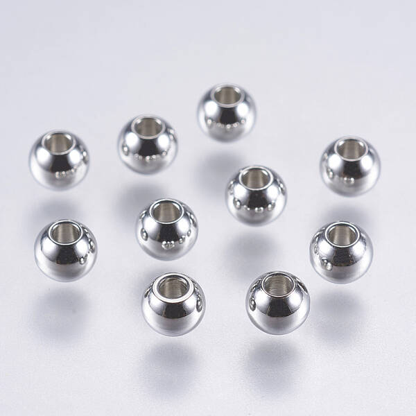 Tarnish Resistant 304 Stainless Steel Beads