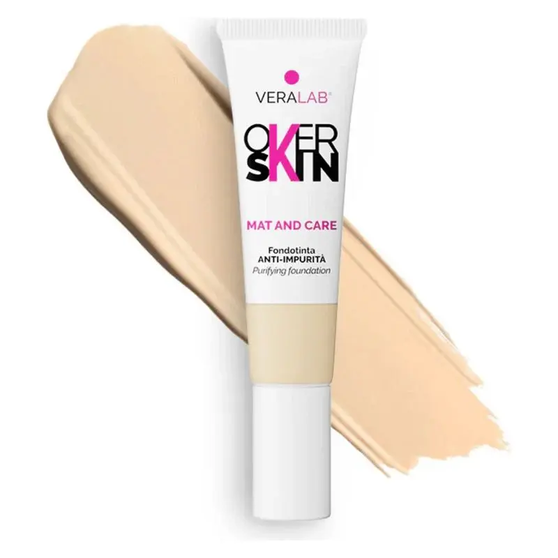 Overskin Mat And Care - Anti-Imperfection Foundation 03 - Vanilla 30 ml