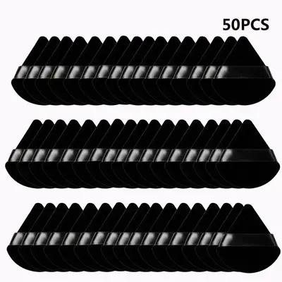 Face Soft Triangle Powder Puffs, 10/20/50pcs Soft Triangle Powder Puff for Loose Powder, Makeup Puffs, Makeup Sponges, Dry & ...