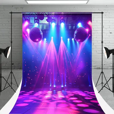 Disco Stage Party And Photography Sweep Backdrop - Aperturee