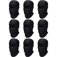 9 Pieces Ski Mask for Men Balaclava Face Mask Summer Face Mask Balaclava Full Face Mask Breathable Hood for Outdoor Use