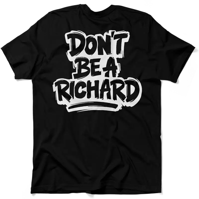 Richard - Black T-Shirt