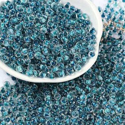 Transparent Inside Colours Glass Seed Beads