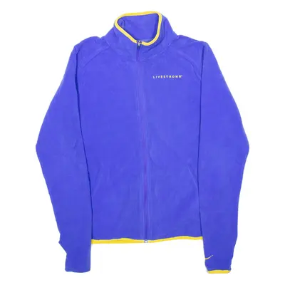 NIKE Livestrong Womens Fleece Jacket Purple M
