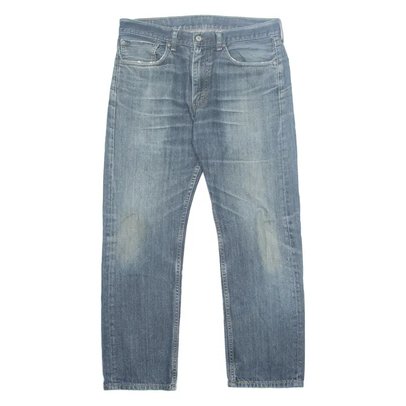 LEVI'S 505 Jeans Mens Blue Regular Straight W34 L30